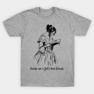 Books are a Girl's Best Friend T-Shirt